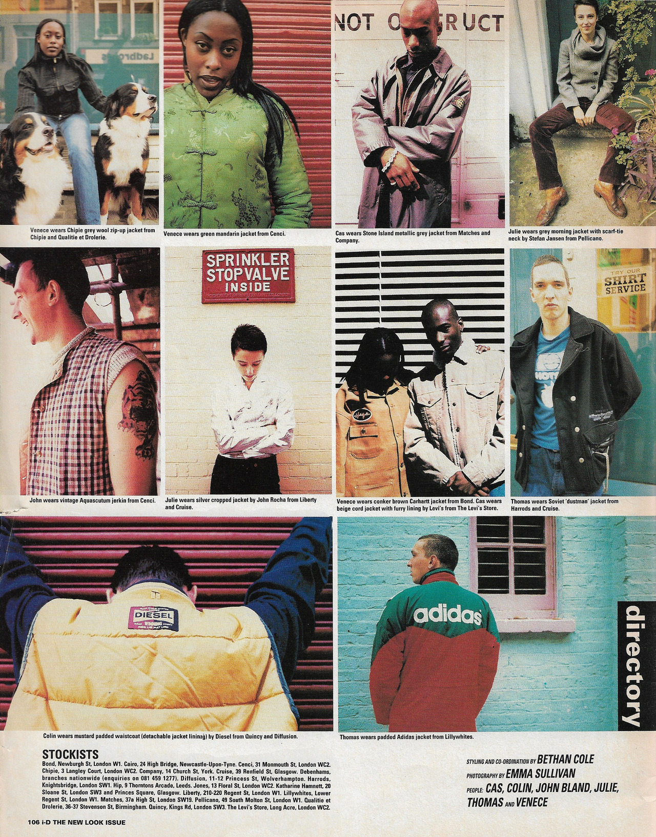 walkinwounded:i-D October 1993 - i-D’s essential guide to jackets