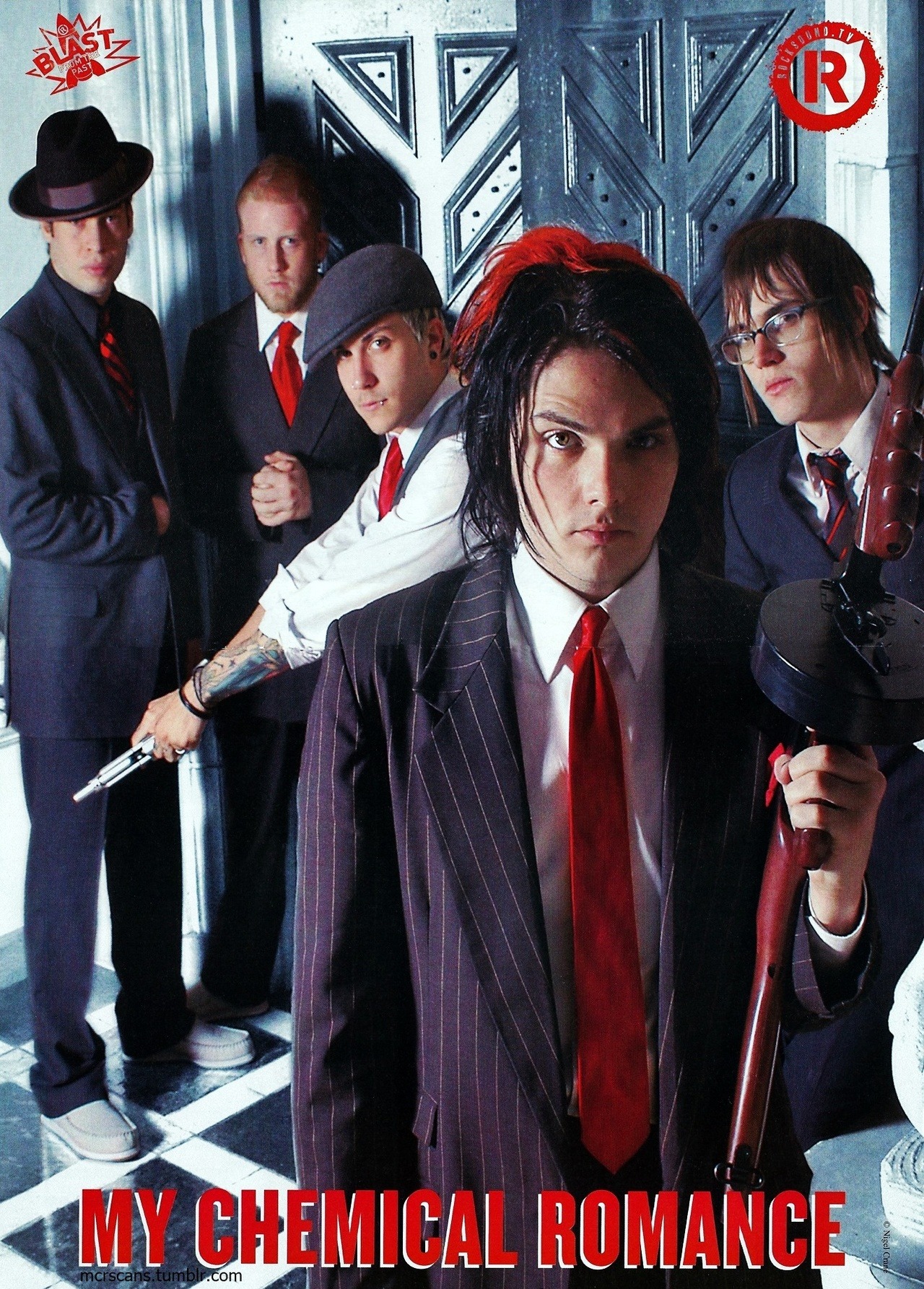 mcrscansMy Chemical Romance poster, originally the cover from Rock