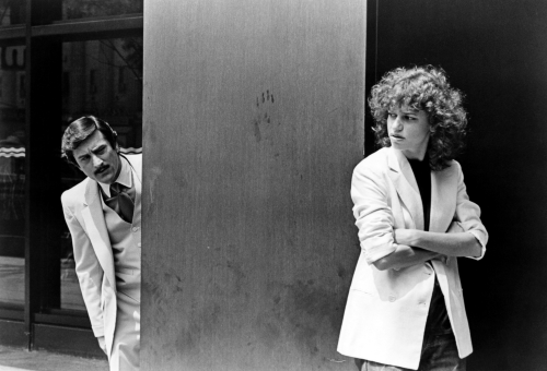 Robert De Niro and Sandra Bernhard in The King of Comedy (1982) from Martin Scorsese.