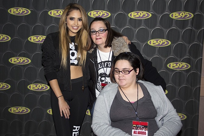 villegas-news:  December 12th:  Jasmine V meets fans at the B95 Fresno Holiday Jam.