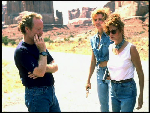 vanndamp:behind the scenes (thelma and louise)