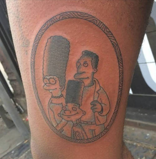 chacnmeese: You think it’s a clever tattoo But really homeboys just from another dimension
