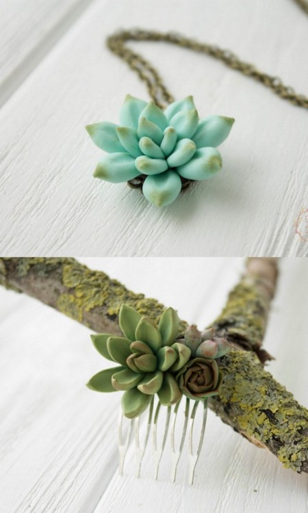 culturenlifestyle: Stunning Polymer Based Hair Accessories Look Like Real Life Flowers by Iryna Osin