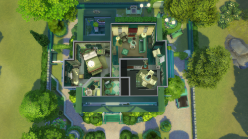 Quirky Green Cottage