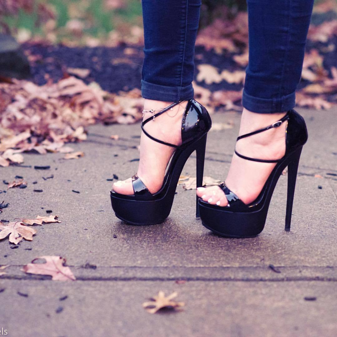 engineeringinheels:@giuseppezanotti Platforms - evening, after the rain #giuseppezanotti