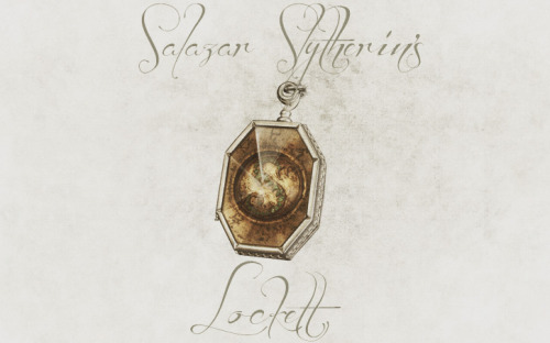 lokis-littlebird:  “Well, you split your soul, you see, and hide part of it in an object outside the body. Then, even if one’s body is attacked or destroyed, one cannot die, for part of the soul remains earthbound and undamaged. But of course, existence