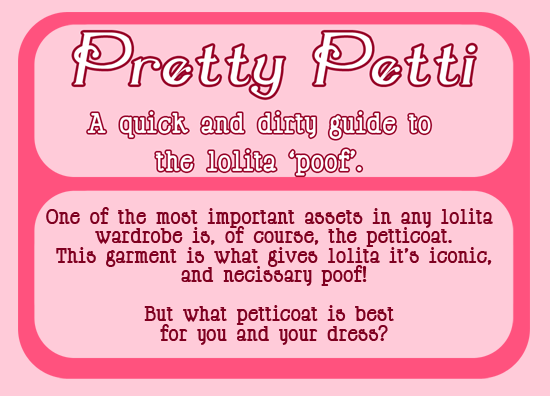 lolita-tips:  orange-knickers:  Illustrated visual guide to lolita and petticoats.