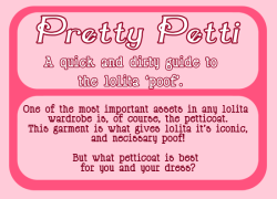 Lolita-Tips:  Orange-Knickers:  Illustrated Visual Guide To Lolita And Petticoats.