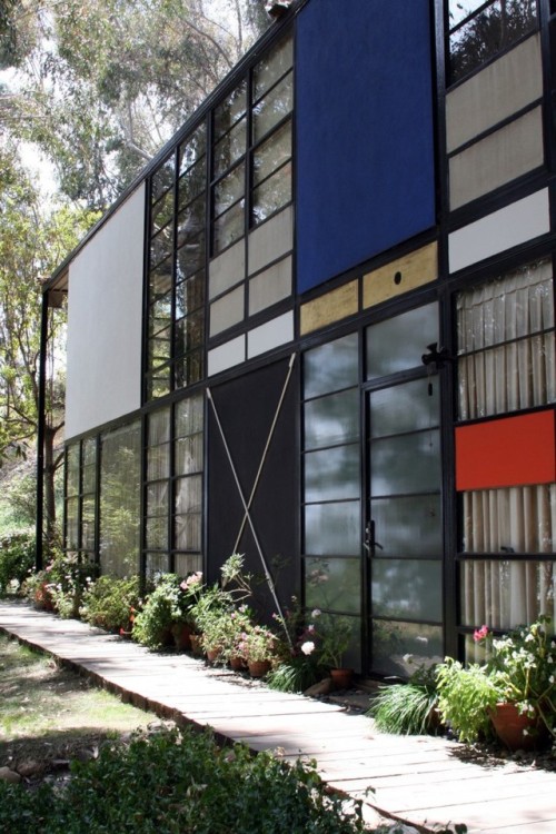 Charles and Ray Eames, Drawings and Photographs of Case Study House No. 8. (Eames House), 1949.