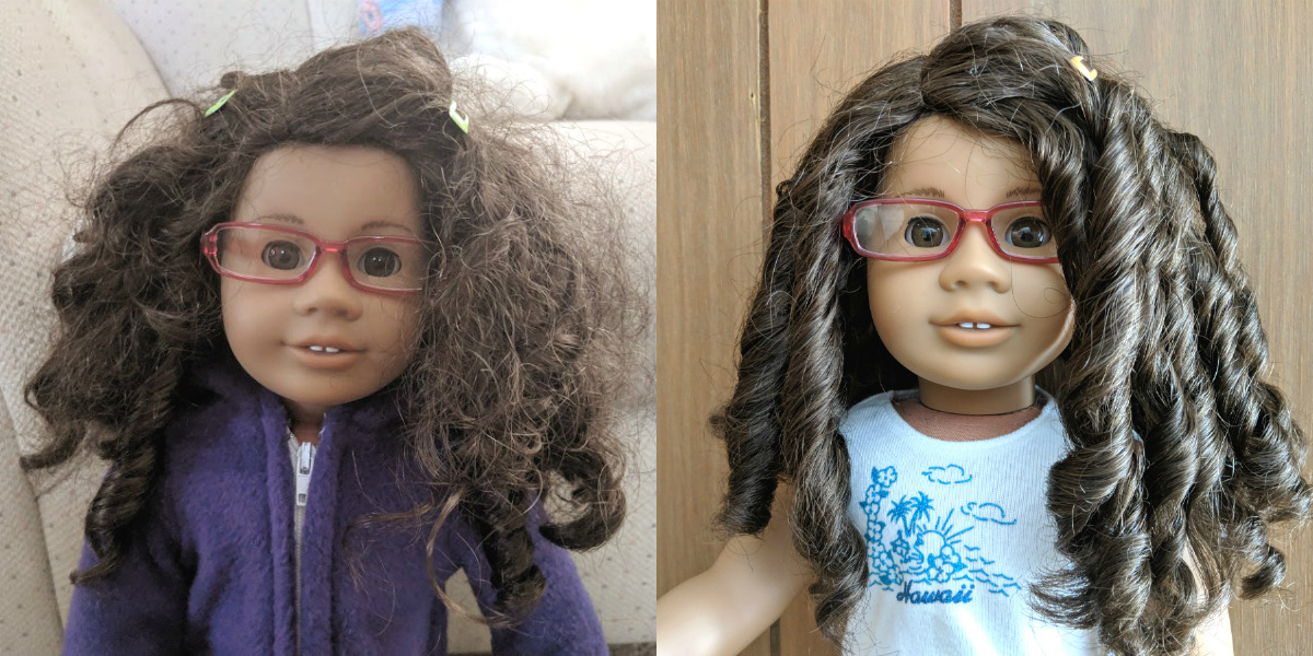 How to Fix Cécile's Curls (or Any American Girl Doll's Curls!) – Delightful  World of Dolls