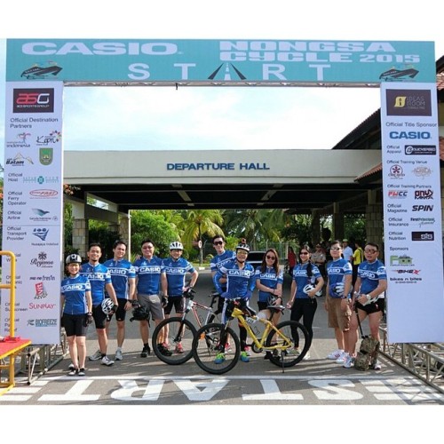 The ultimate cycling experience so far. So tiring but I&rsquo;m glad we did it!!! #teamcasio #casio