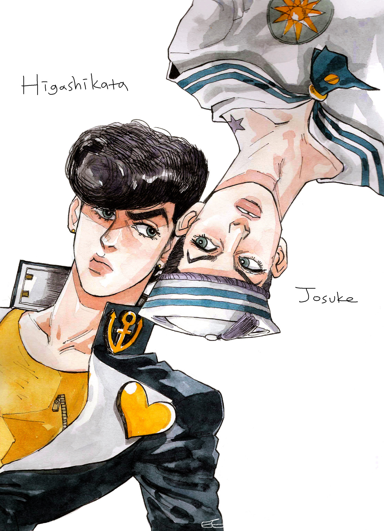thenorthseasinging:  Josuke x 4