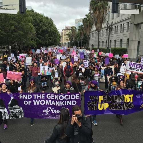 International Women&rsquo;s Day LA March &amp; Rally 2017 -led and organized by AF3IRM LA. 3K strong