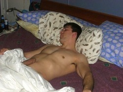 Hot Guy Exposed in Sleep