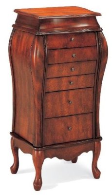 inforockstar:  Beautifully Crafted Jewelry Armoire Lingerie Chest  A really beautifully styled, designed and crafted jewelry armoire lingerie chest that is molded after the Victorian era and antiqued perfectly. Read More!