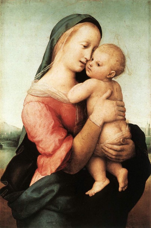 Art History Meme : [1/6] Evolution of Madonna and Child  Raphaël (1483-1520) Madonna 