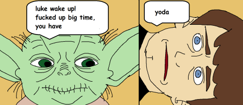 batsymcchicken:i’m watching star wars for the first time and this is all i could think of after yoda