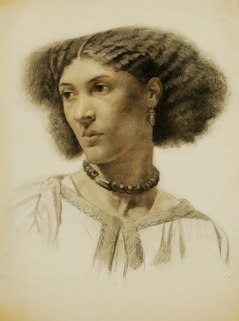 roof-arts: portraits of fanny eaton by (top to bottom): simeon solomon, walter fryer, joanna mary bo