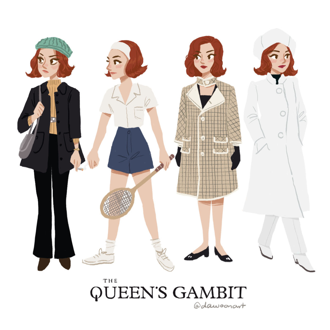 We love Beth Harmon's style in The Queen's Gambit
