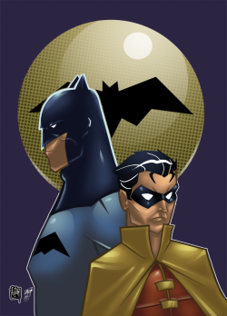 andresisbatman:  Dynamic Duo in Full Color by ~ArtistaJPEntrenando 