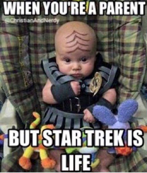 Looks like winning at parenting to me!#startrekthenextgeneration #startrek #startrektos #klingon #ge