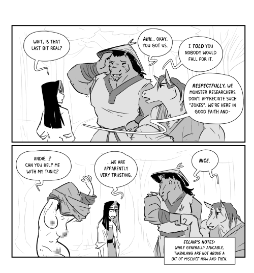 Monster Researcher Eclair (and Andie) Studies Tikbalang!