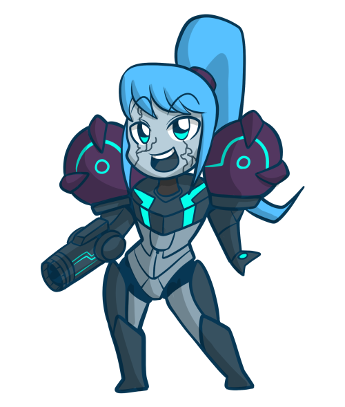 captainanaugi:  Been a while since I’ve done some cutie Samus with some effort. Did some alt colors too