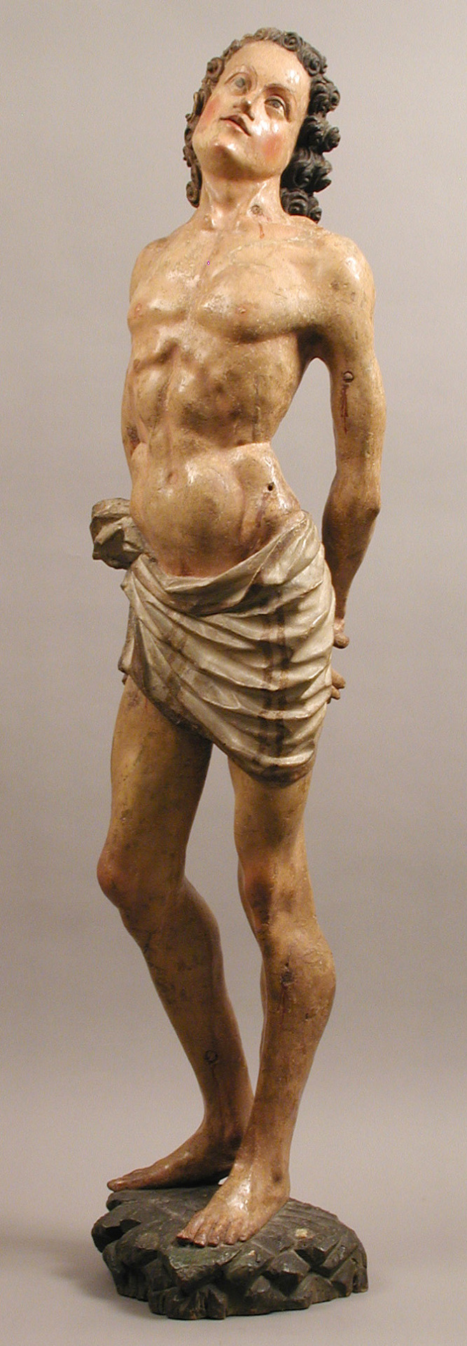 met-cloisters: Saint Sebastian, The CloistersMedium: European poplar, paint, gessoThe