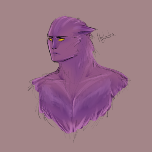 More fan art for @the-wenzel Hyladra appreciation, here. THE BEST buff frowning tough BA Galra gal.