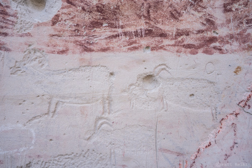 FCC Pictographs, UT. This spot could have been one of the most spectacular rock art sites in all of 