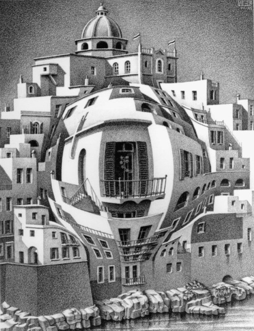 M. C. Escher(1898-1972)Balcony, 1945