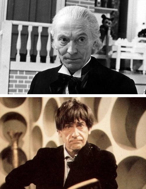 fuckyeahhighqualitypics:  William Hartnell (1963-1966) Patrick Troughton (1966-1969) Jon Pertwee (1970-1974) Tom Baker (1974-1981) Peter Davison (1982-1984) Colin Baker (1984-1986)Sylvester McCoy (1987-1989, 1996)Paul McGann (1996)Christopher Eccleston