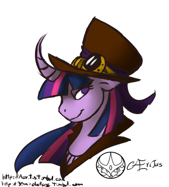 Steampunk Twilight - Done for the 30 minutes Challenge (actually did in 15, I decided