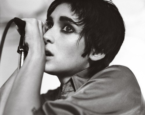 bitter-cherryy:Winona Ryder as Ian Curtis of Joy Division
