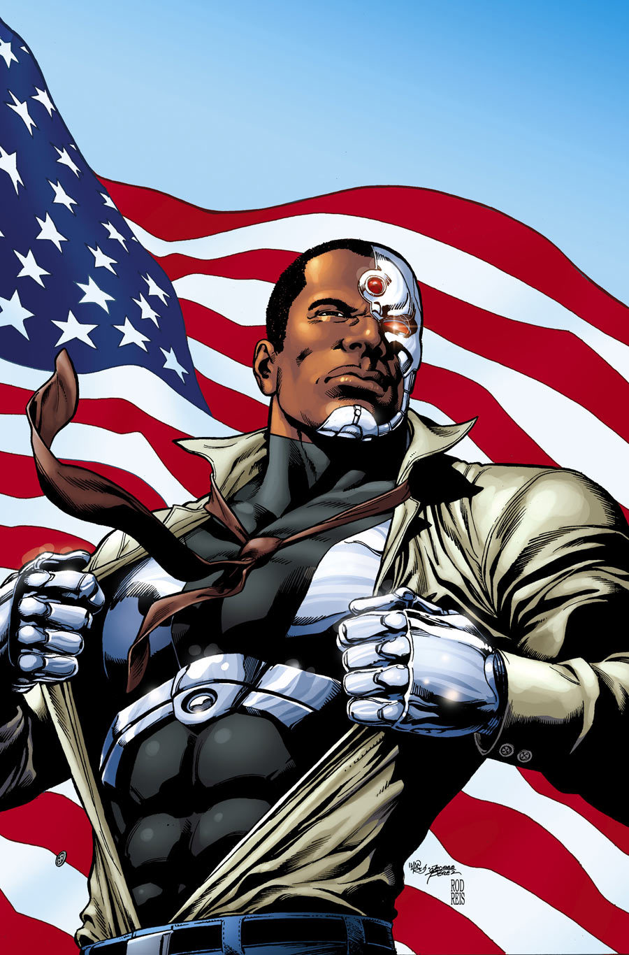 Superheroes In Full Color Cyborg Victor Stone Dc Comics