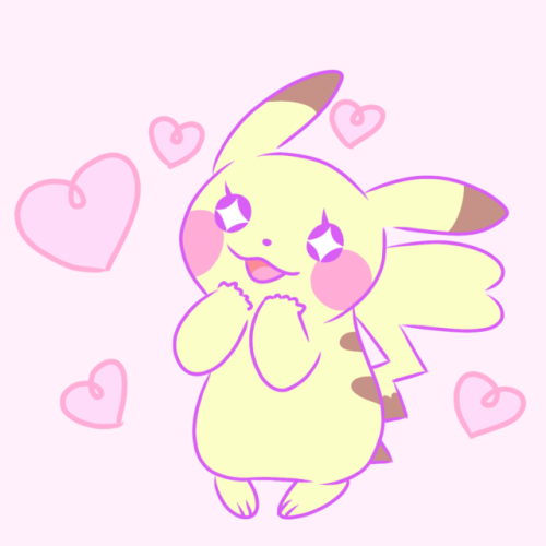 togedreams:A Pikachu from the stickers, I drew it for an icon