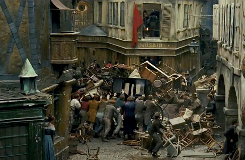 Ten years later :: A happy 10th anniversary to the filming of the barricade build during Les Mis&eac