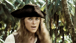 queenpasiphaes:  Female Awesome Meme: [7/10] Females In A Movie↳ Elizabeth Swann (Pirates of the Caribbean)