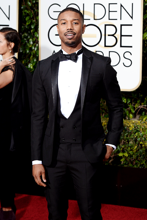 mcavoys:  Michael B. Jordan attends the 73rd Annual Golden Globe Awards held at the