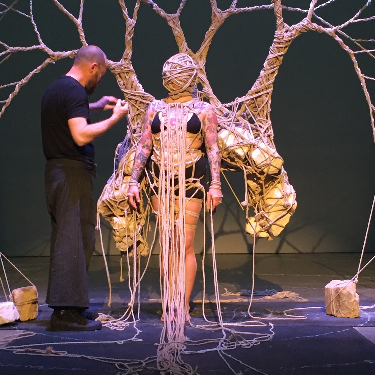 garthknight:    Nemeton 6 (Emma) The 6th &amp; final live installation @carriageworks