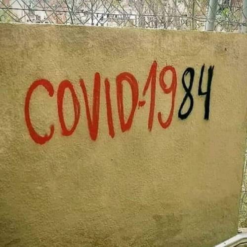 &lsquo;Covid-1984&rsquo; Seen in Vallcarca, Barcelona