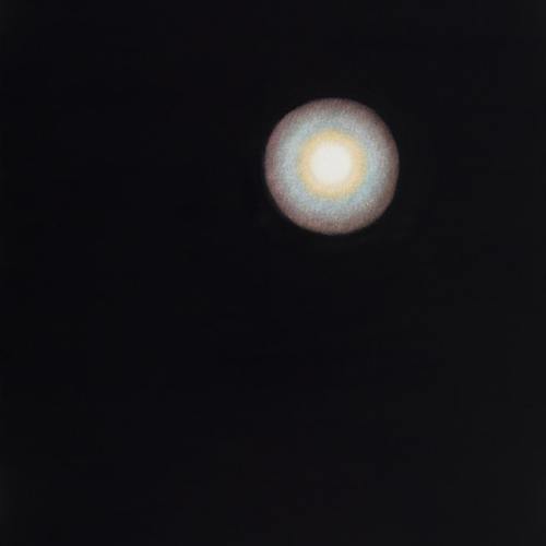 Lunar Corona   -   Veda Reed, 2018American ,b.1934-Oil on canvas,50 x 40 in.