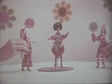 thegroovyarchives:  1971 Commercial for Mattel’s “Rock Flowers” Dolls 