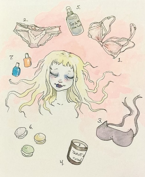 Thank you @abigailjkarp for this dreamy illustration including our Natalie bralette &amp; panty!
