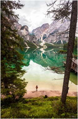 woodendreams:  Lago di Braies, Italy (by DamPhotography)