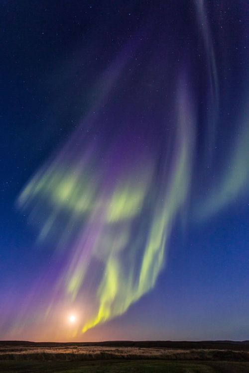abiesque:  Placing the Moon (Iceland) by greenzowie