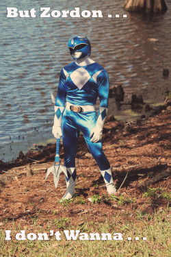 matthewdavidphotos:  This is an outtake from the Power Ranger shoot from Monday. Thought I would have a little fun with it and make a meme.  A sassy Blue Ranger meme.