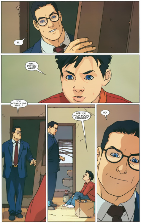 tinyredbird: writeroffates: hournite: Superman/Shazam: First Thunder #4 #ADOPT HIM CLARK ADOPT HIM D