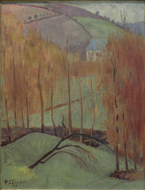 windypoplarsroom:Paul Sérusier “La colline aux platanes”