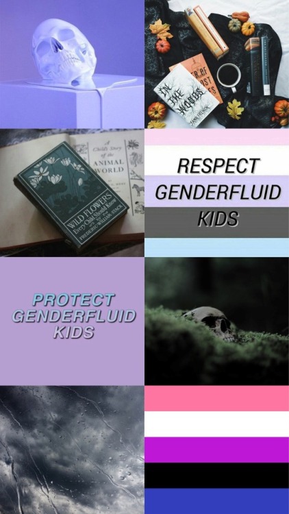 Genderfluid Pride Flag Halloween Digital Computer Wallpaper  Etsy